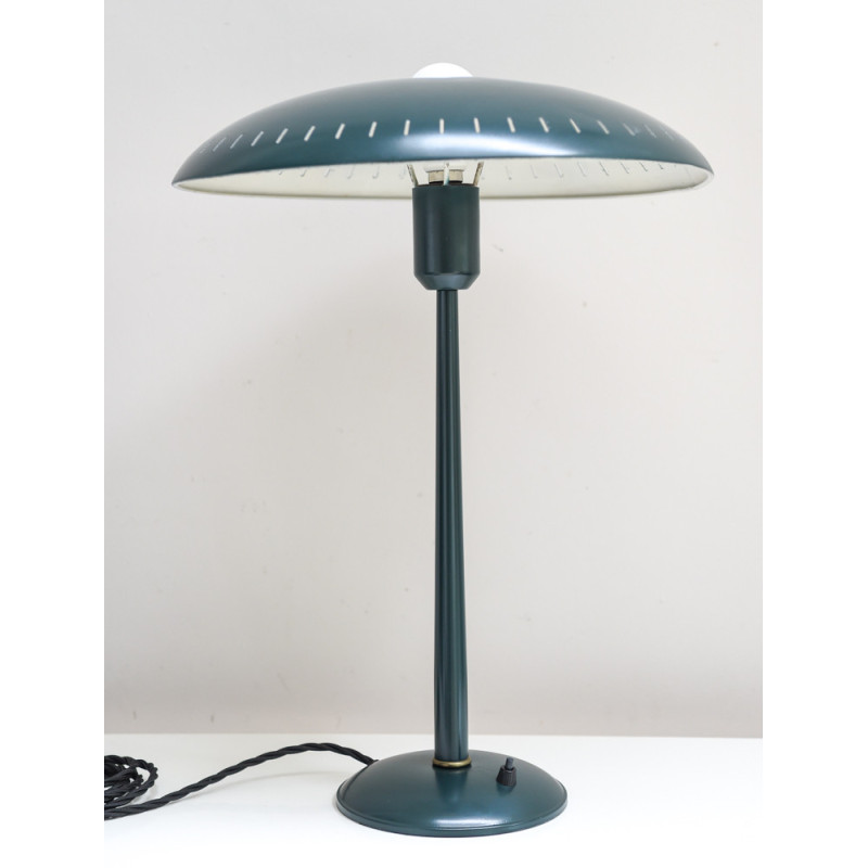 Lampada vintage in metallo di Louis Kalff per Phillips, anni '50