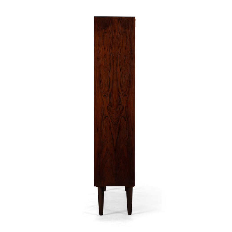 Vintage rosewood bookcase by D and R Møbelfabrik, 1960s