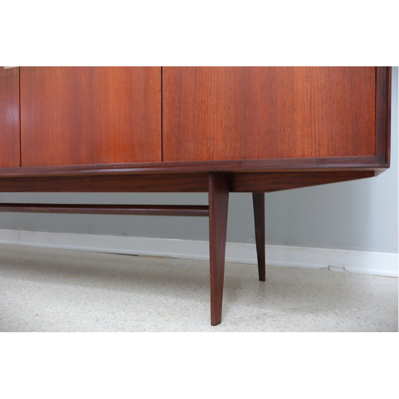 Mid century teak sideboard by E. Palutari for Vittorio Dassi, 1950s