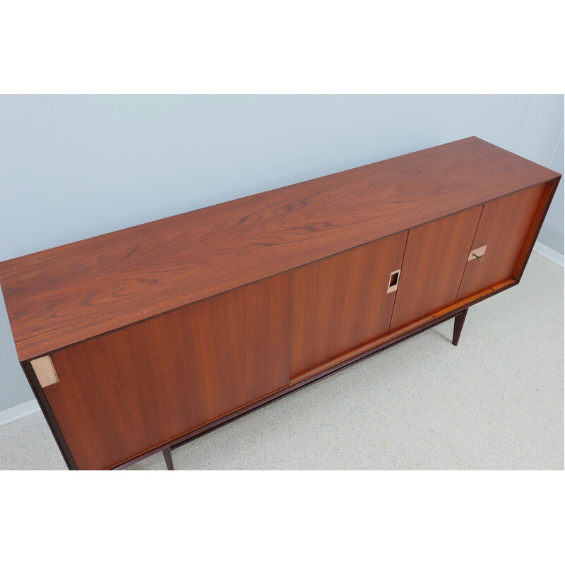 Mid century teak sideboard by E. Palutari for Vittorio Dassi, 1950s