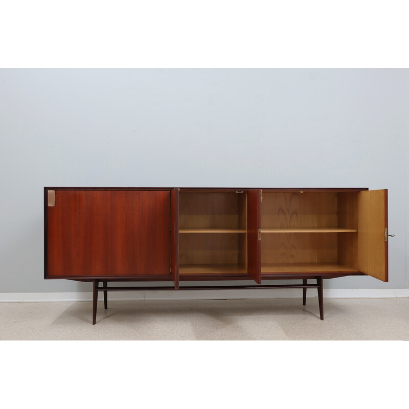 Mid century teak sideboard by E. Palutari for Vittorio Dassi, 1950s