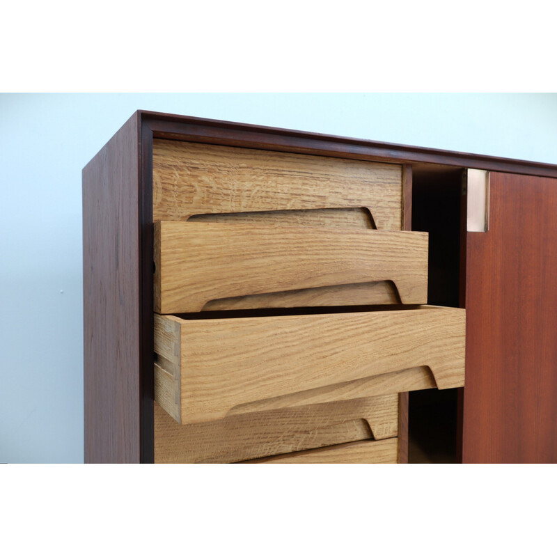 Mid century teak sideboard by E. Palutari for Vittorio Dassi, 1950s