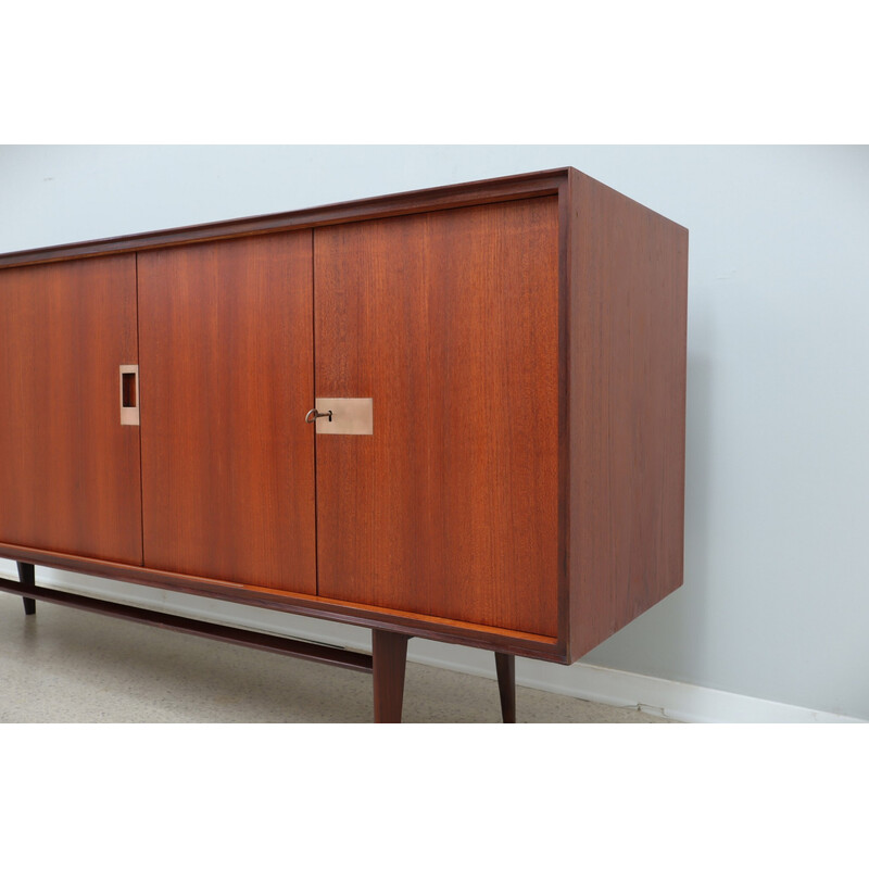 Mid century teak sideboard by E. Palutari for Vittorio Dassi, 1950s