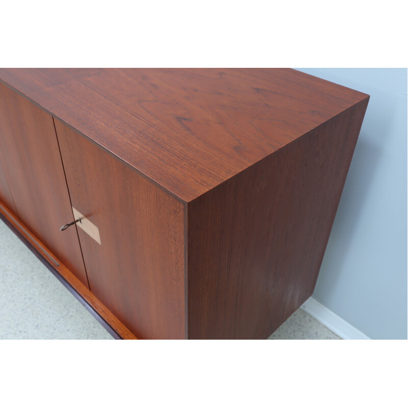 Credenza in teak di metà secolo di E. Palutari per Vittorio Dassi, 1950