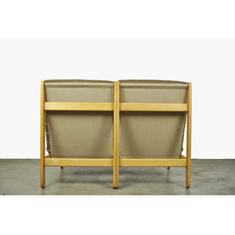 Pair of mid-century oakwood armchairs by Bernt Petersen for Schiang Furniture, Denmark 1960s