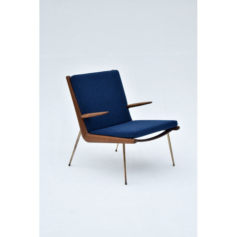 Dänischer Sessel Modell 135 Boomerang aus der Mitte des Jahrhunderts von Peter Hvidt und Orla Molgaard Nielsen
