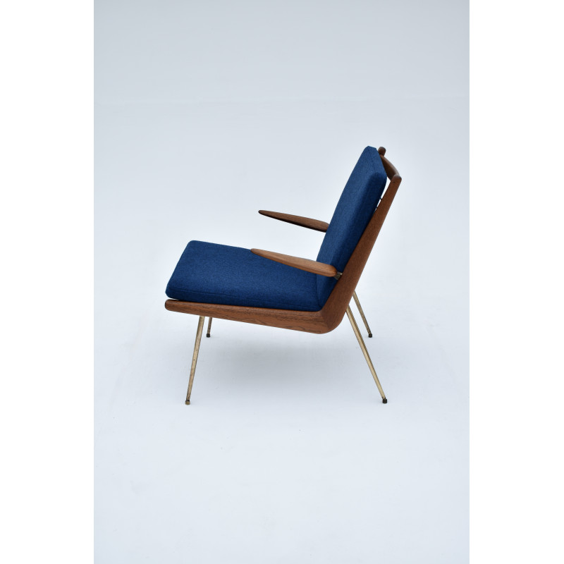 Dänischer Sessel Modell 135 Boomerang aus der Mitte des Jahrhunderts von Peter Hvidt und Orla Molgaard Nielsen