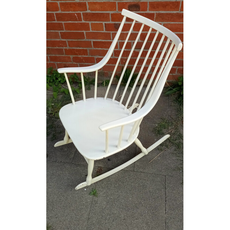 Swedish vintage rocking chair by Lena Larsson for Nesto