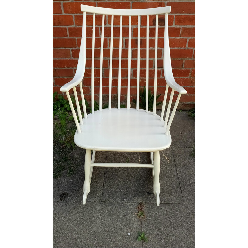 Swedish vintage rocking chair by Lena Larsson for Nesto