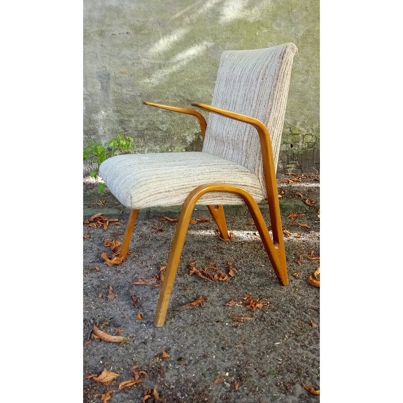Vintage armchair by Paul Bode for Federholzgesellschaft, 1955