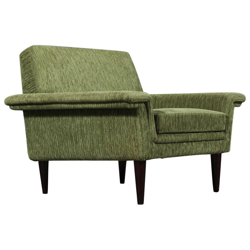 Mid century modern Scandinavian green armchair - 1960s