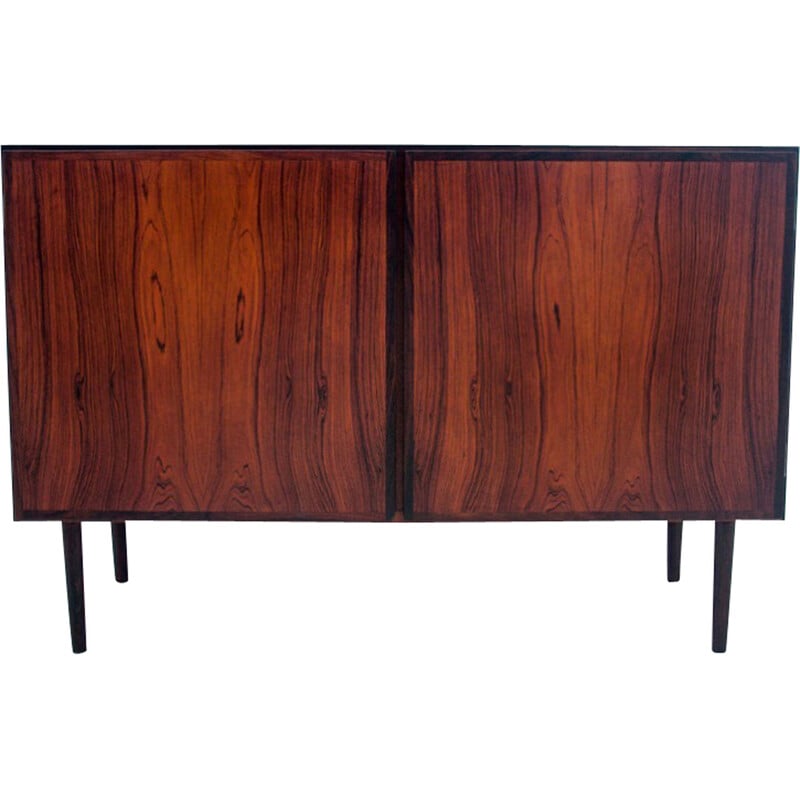 Vintage rosewood highboard by Gunni Omann, Denmark 1960s