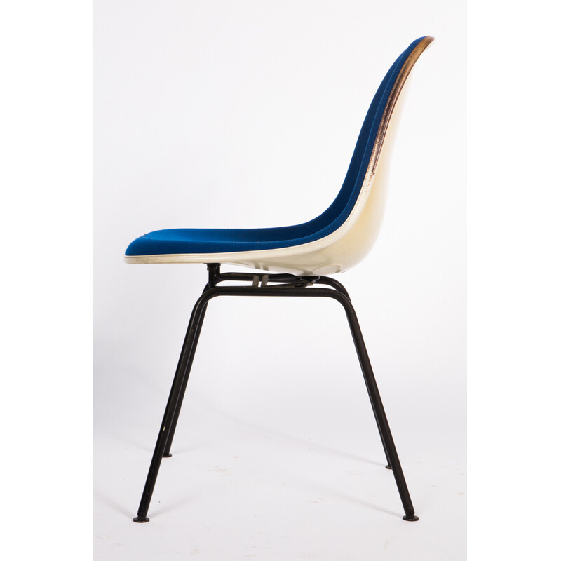 Vintage Dsx glasvezel stoel van Ray en Charles Eames voor Herman Miller, 1948