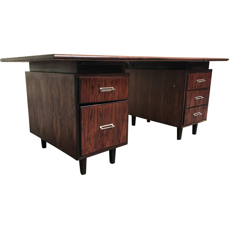 Rosewood office desk - 1950s
