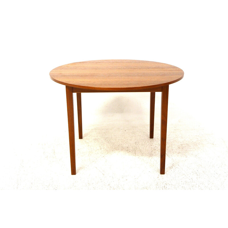 Vintage teak table with 2 extensions, Sweden 1960