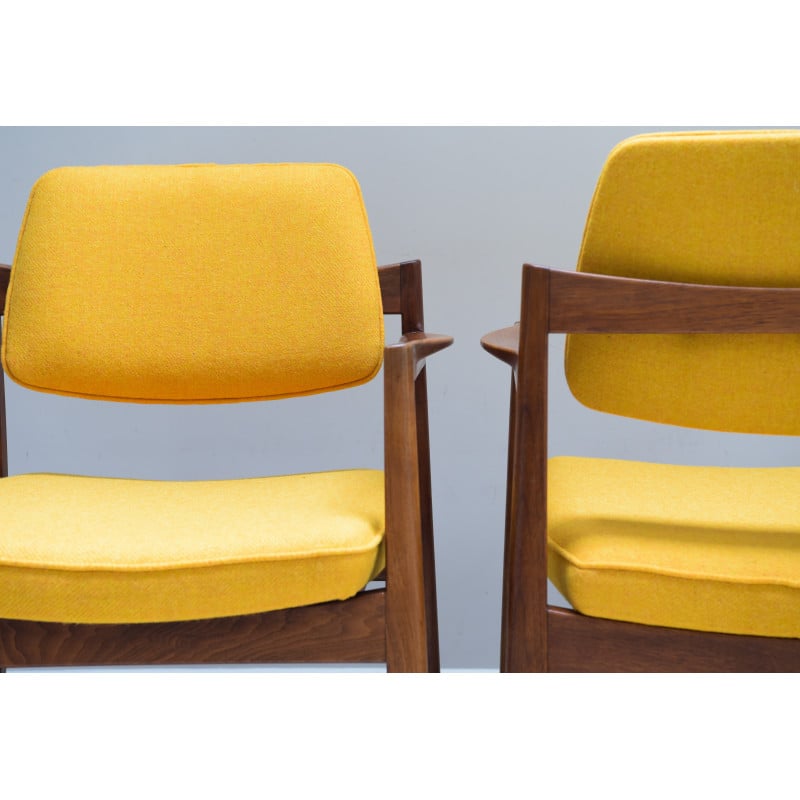 Paar vintage fauteuils van Jens Risom, 1968