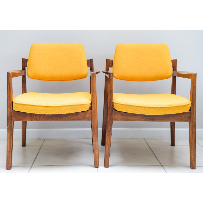 Paire de fauteuils vintage de Jens Risom, 1968
