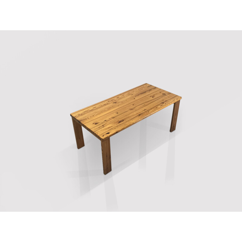 Mesa de jantar Vintage Bespoke pine por Ate van Apeldoorn para Houtwerk Hattem, 1970s