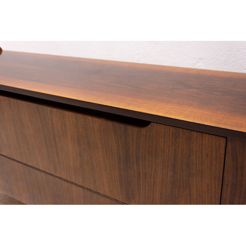 Mid century walnut dresser by František Jirák for Tatra Nabytok, Czechoslovakia 1960s