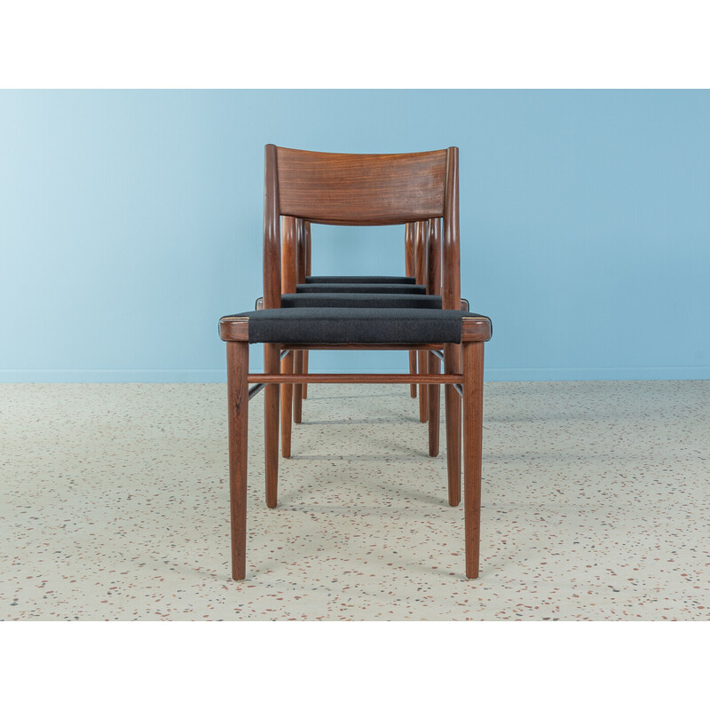 Set of 4 vintage chairs in teak by Georg Leowald for Wilkhahn, Germany 1950s