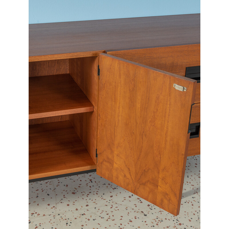 Credenza vintage in teak e acciaio di Cees Braakman per Pastoe, Paesi Bassi 1954