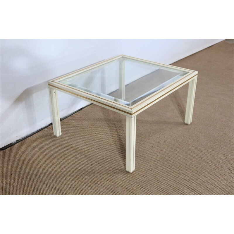 Vintage coffee table with sofa end by Pierre Vandel, 1970