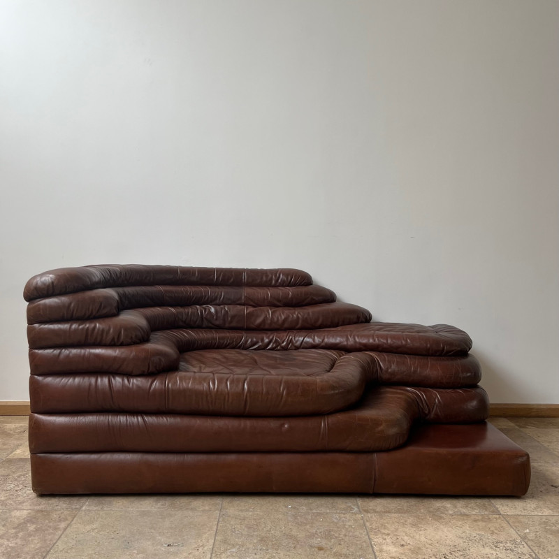 Vintage "Ds-1025" Terrazza sofa by Ubald Klug for De Sede, Switzerland 1970s