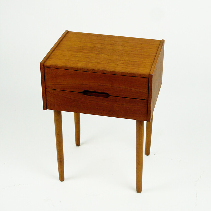 Scandinavian vintage teak chest of drawers by Aksel Kjersgaard for Odder, Denmark 1960s