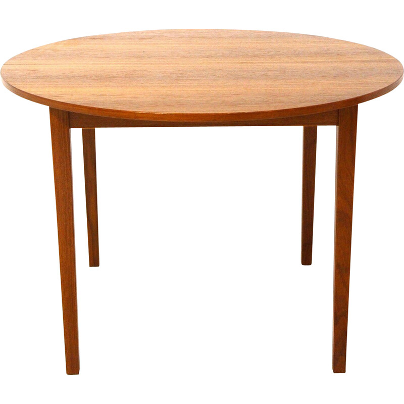 Vintage teakhouten tafel met 2 verlengstukken, Zweden 1960