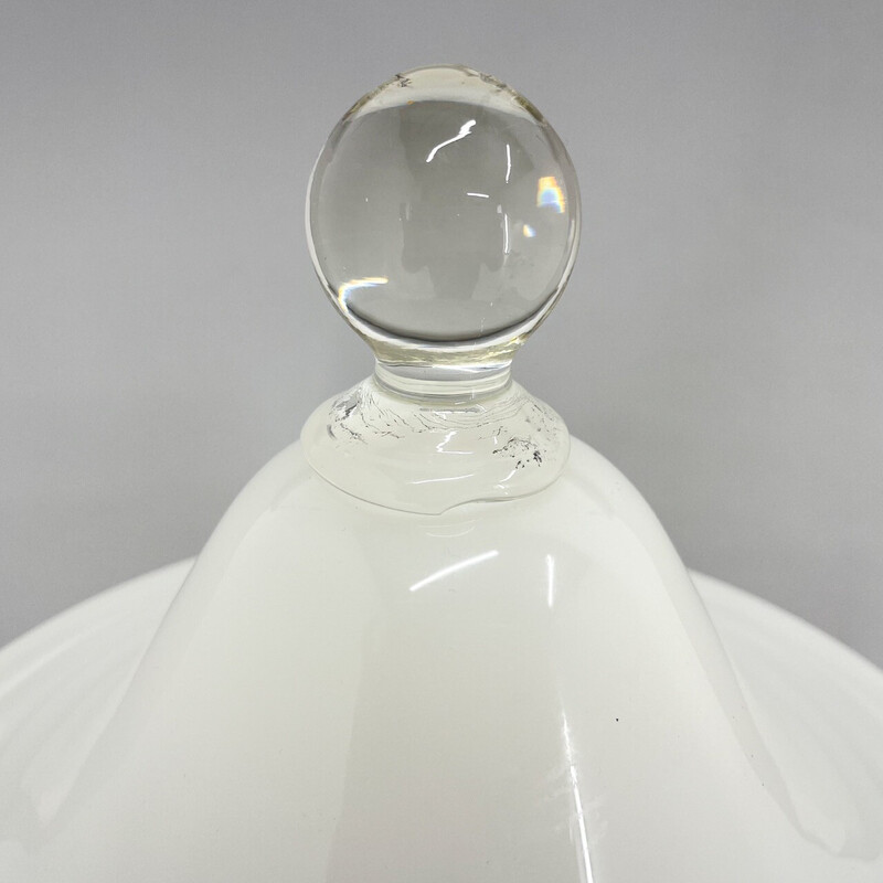 Italiaanse vintage Murano glazen tafellamp van Carlo Nason voor Mazzega, 1970.