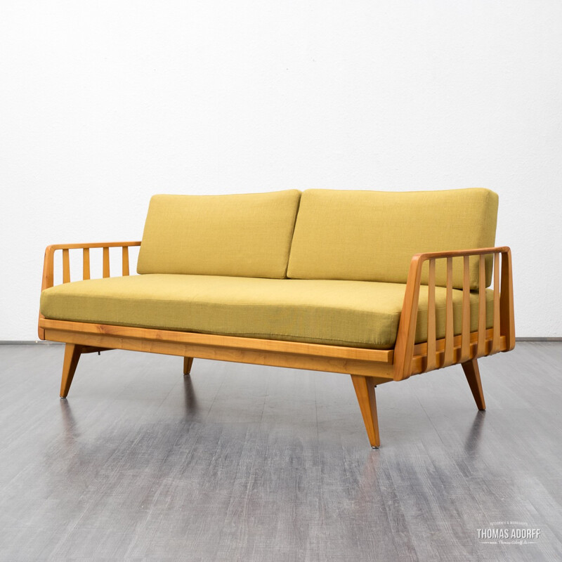 Daybed in cherry wood - 1950s