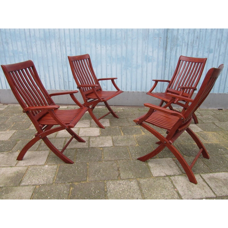 Suite de 4 chaises pliantes vintage Starbay - 1990