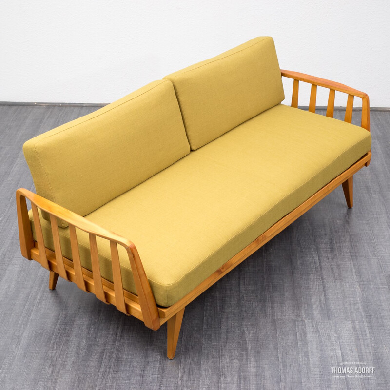 Daybed in cherry wood - 1950s