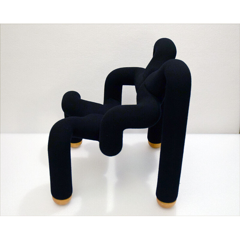 Vintage Ekstrem sculptural armchair by Terje Ekstrom for Stokke, 1980s