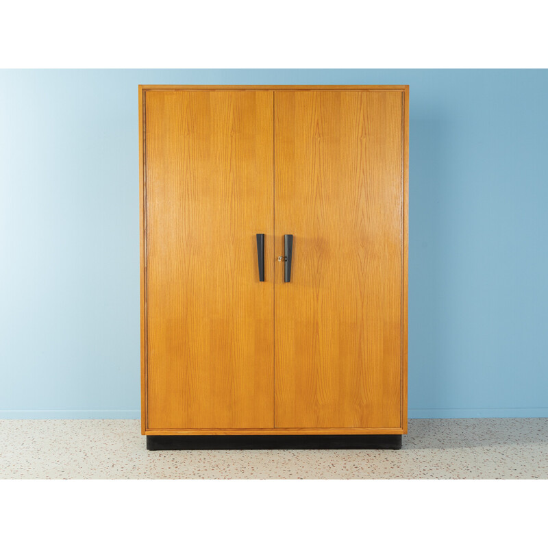 Vintage ashwood cabinet with two doors, Germany 1960s