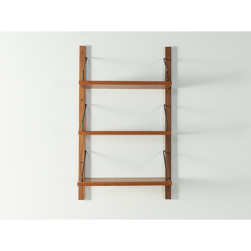 Ladder estantería escalera de madera color teca