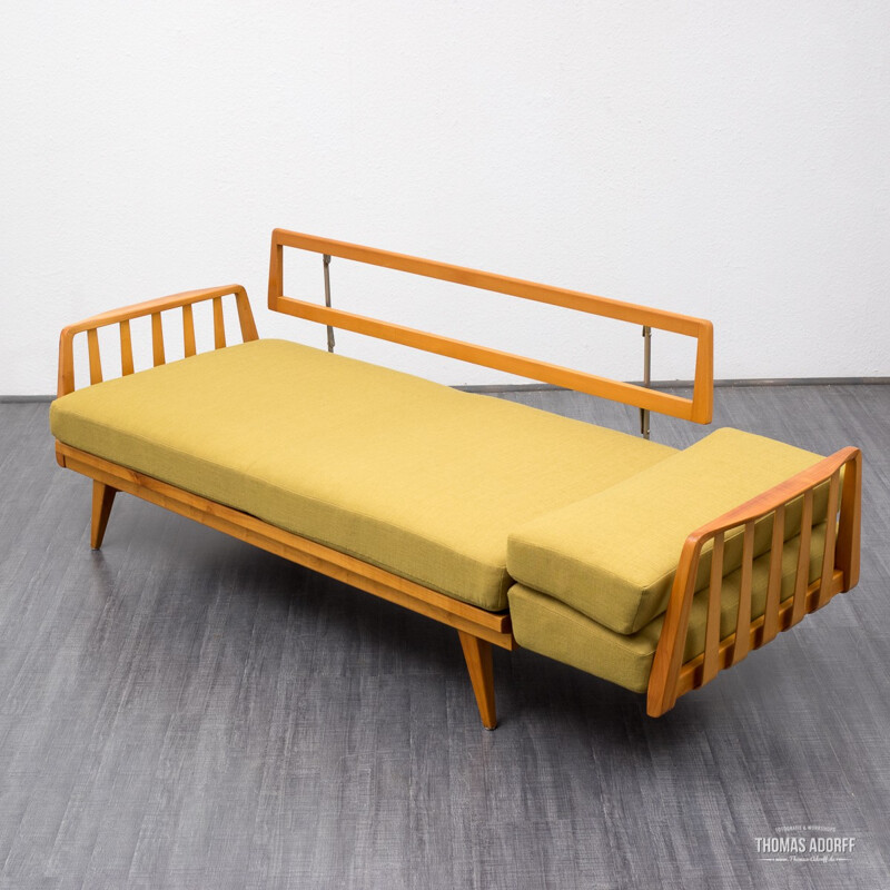 Daybed in cherry wood - 1950s