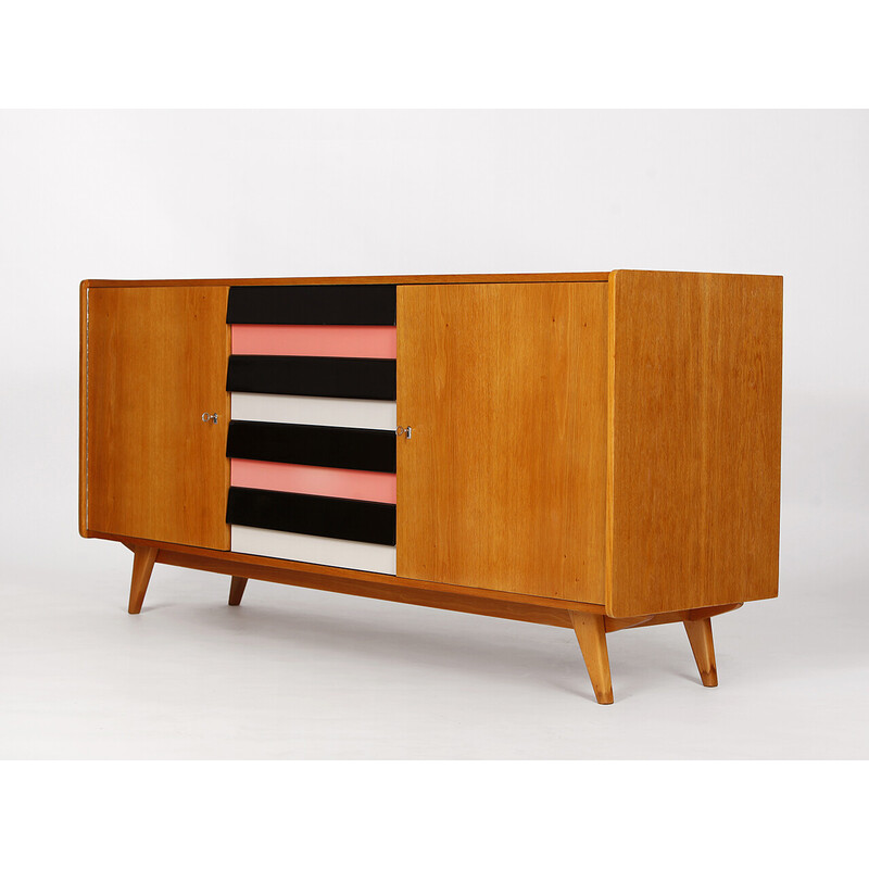 Credenza vintage modello U-460 di Jiri Jiroutek per Interier Praha, Cecoslovacchia 1960