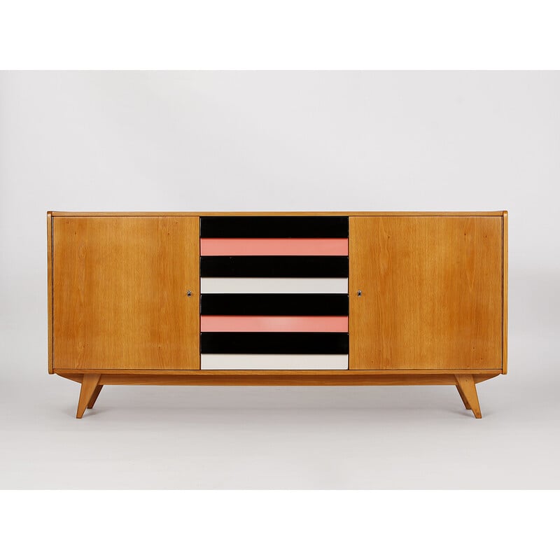 Credenza vintage modello U-460 di Jiri Jiroutek per Interier Praha, Cecoslovacchia 1960