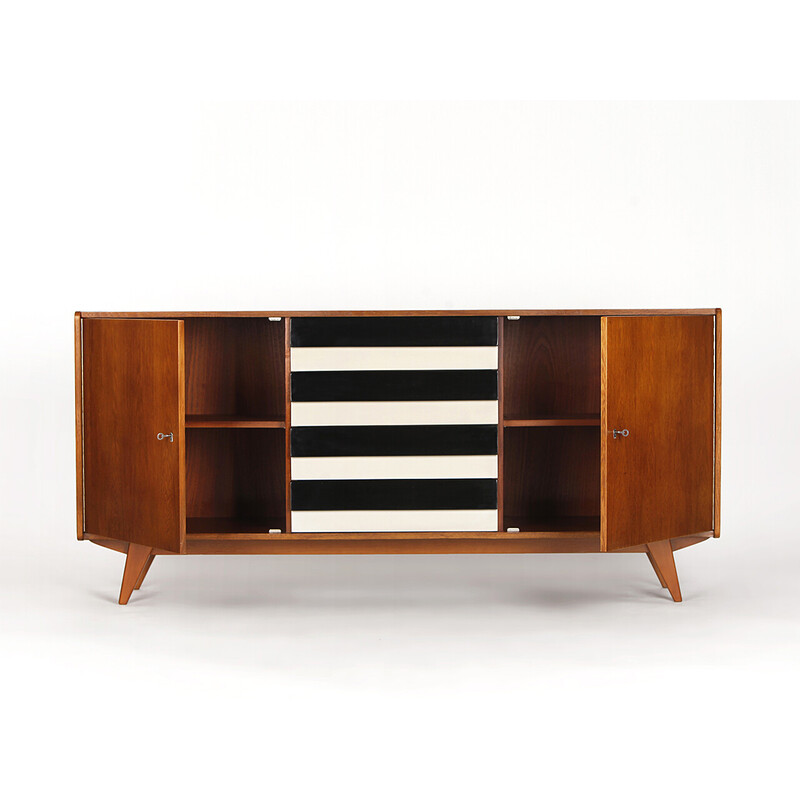 Sideboard Modell U-460 von Jiri Jiroutek für Interier Praha, Tschechoslowakei 1960er Jahre