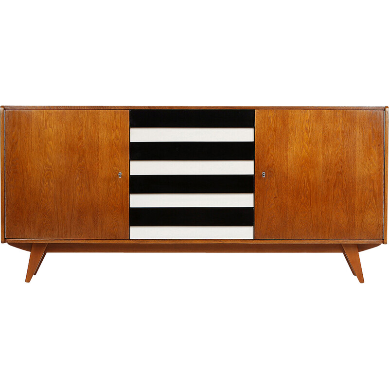 Vintage model U-460 sideboard by Jiri Jiroutek for Interier Praha, Czechoslovakia 1960s