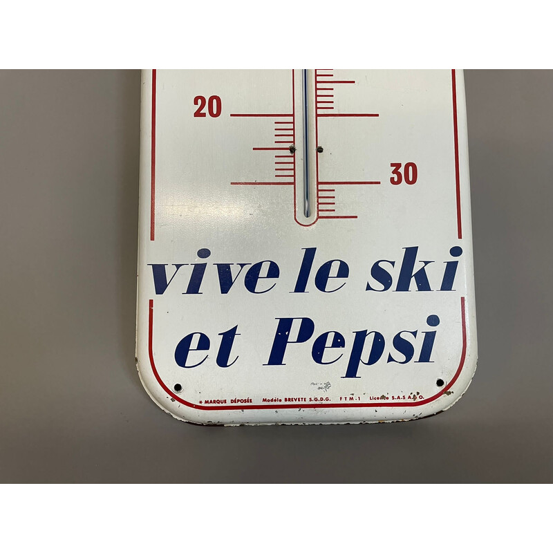 Thermomètre français vintage Pepsi