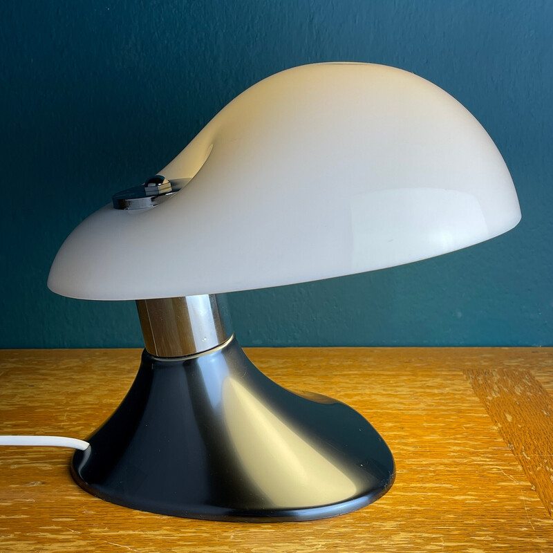 Lampe de table vintage Cobra par Harvey Guzzini, Italie 1960
