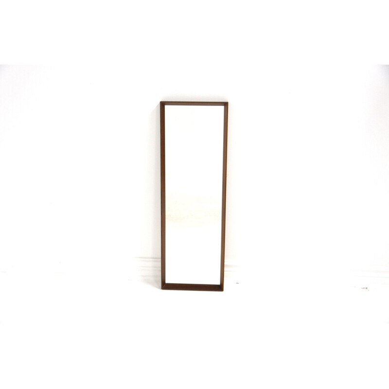 Vintage teak mirror, Sweden 1960s