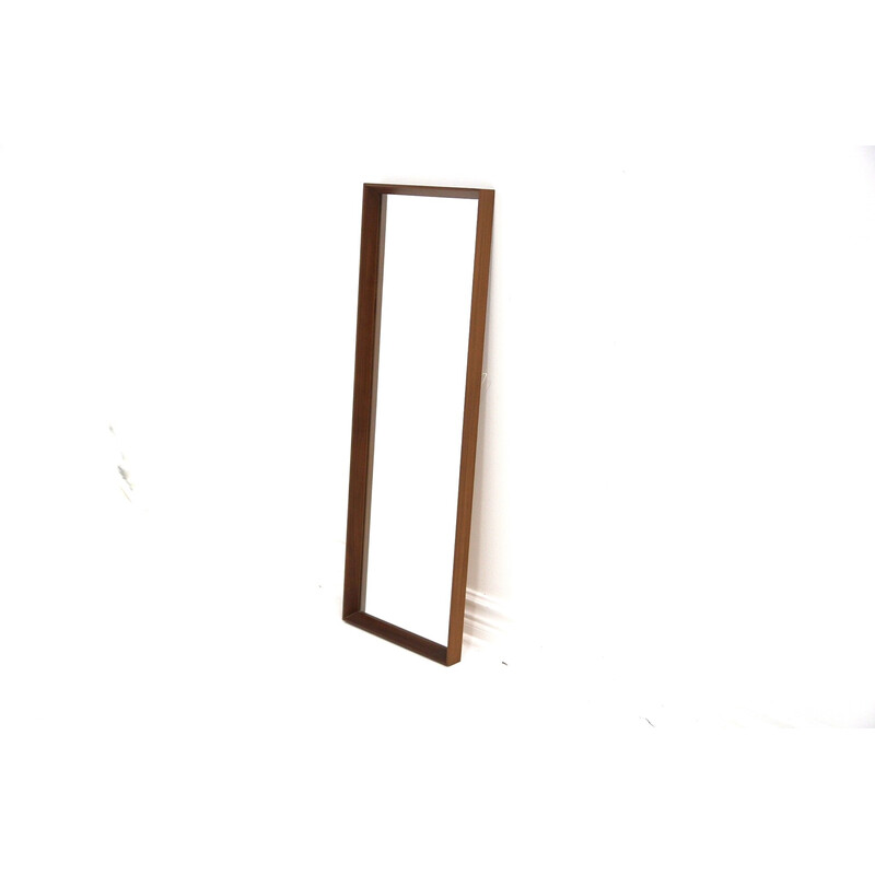 Vintage teak mirror, Sweden 1960s