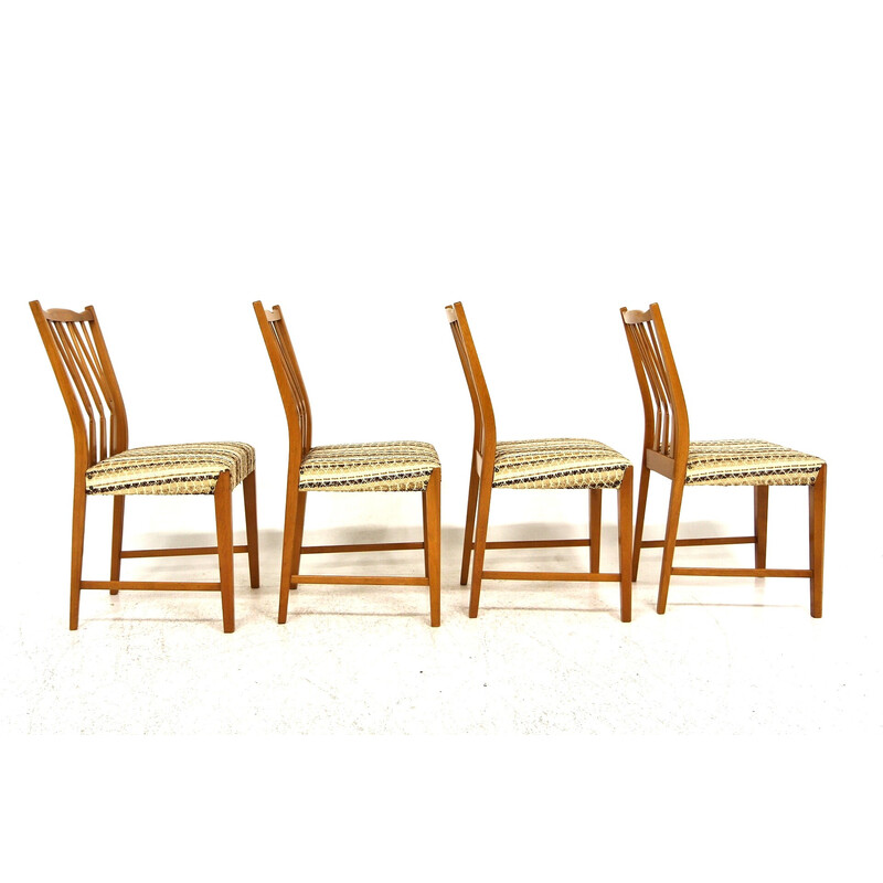Set of 4 vintage "Trim" chairs by Nils Jonsson for Troeds, Sweden 1950