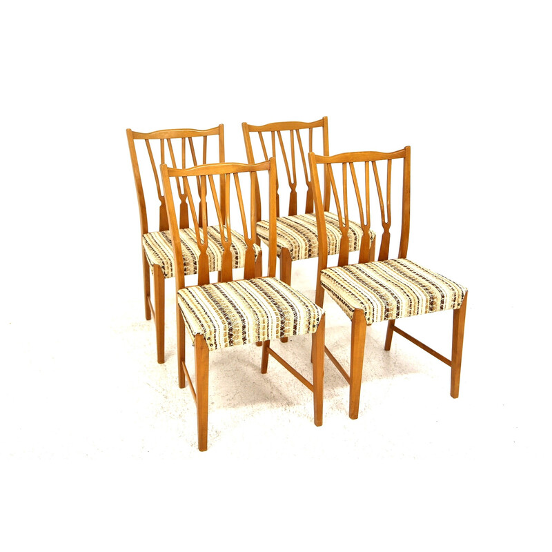 Lot de 4 chaises vintage "Trim" de Nils Jonsson pour Troeds, Suède 1950