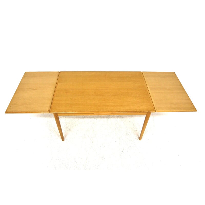 Vintage "portfolio" table in oakwood, Denmark 1960