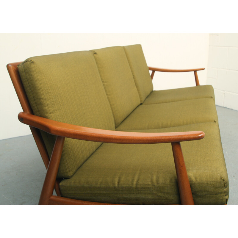 3-seater sofa in kaki - 1960s