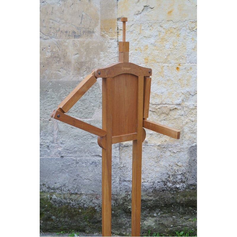 Vintage wooden mannequin by Berotoys, Italy 1980